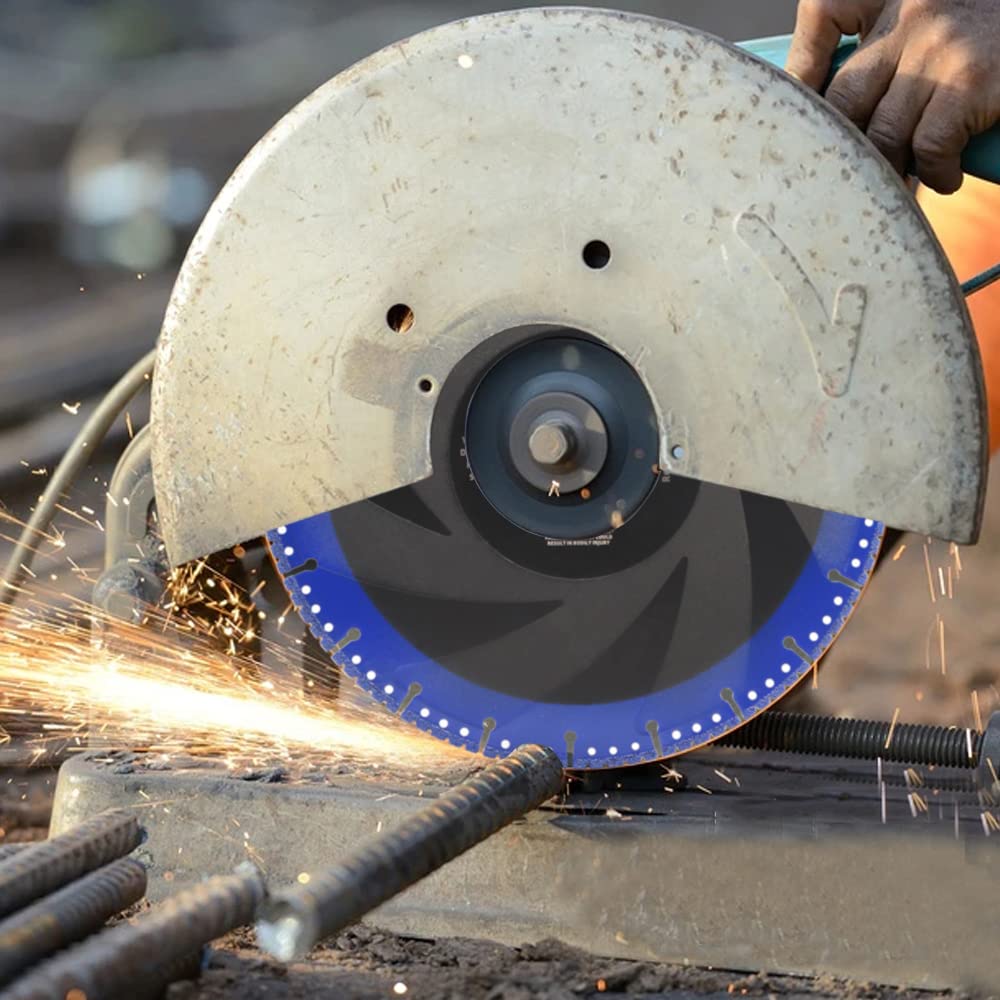 Disco Diamantato per Tutti Gli Usi,230mm Metallo Resistente a Secco Disco da Taglio per Tondo per Cemento Armato,Ferro Angolare,Placcatura in Acciaio,Fibra di Vetro,Muratura