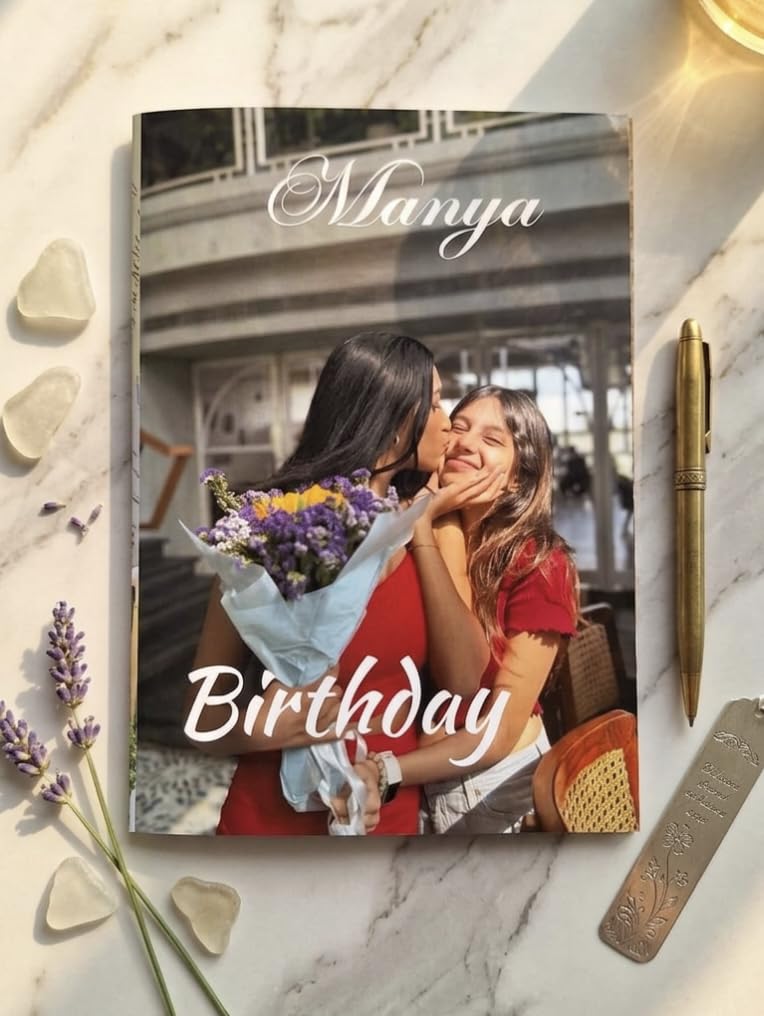 Mini Scrapbook With Photo Customization || Customized Gifts For Special One || Personalised Photo Album, Multicolor, 10 pages-image-45