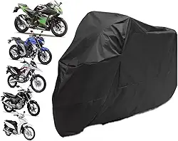 Capa de Cobrir Moto em Couro Protetora Impermeável Anti-uv (FAZER 250)