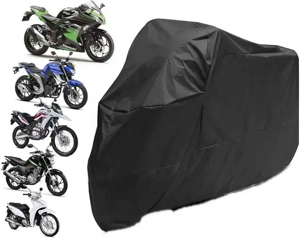 Capa de Cobrir Moto em Couro Protetora Impermeável Anti-uv (FAZER 250)