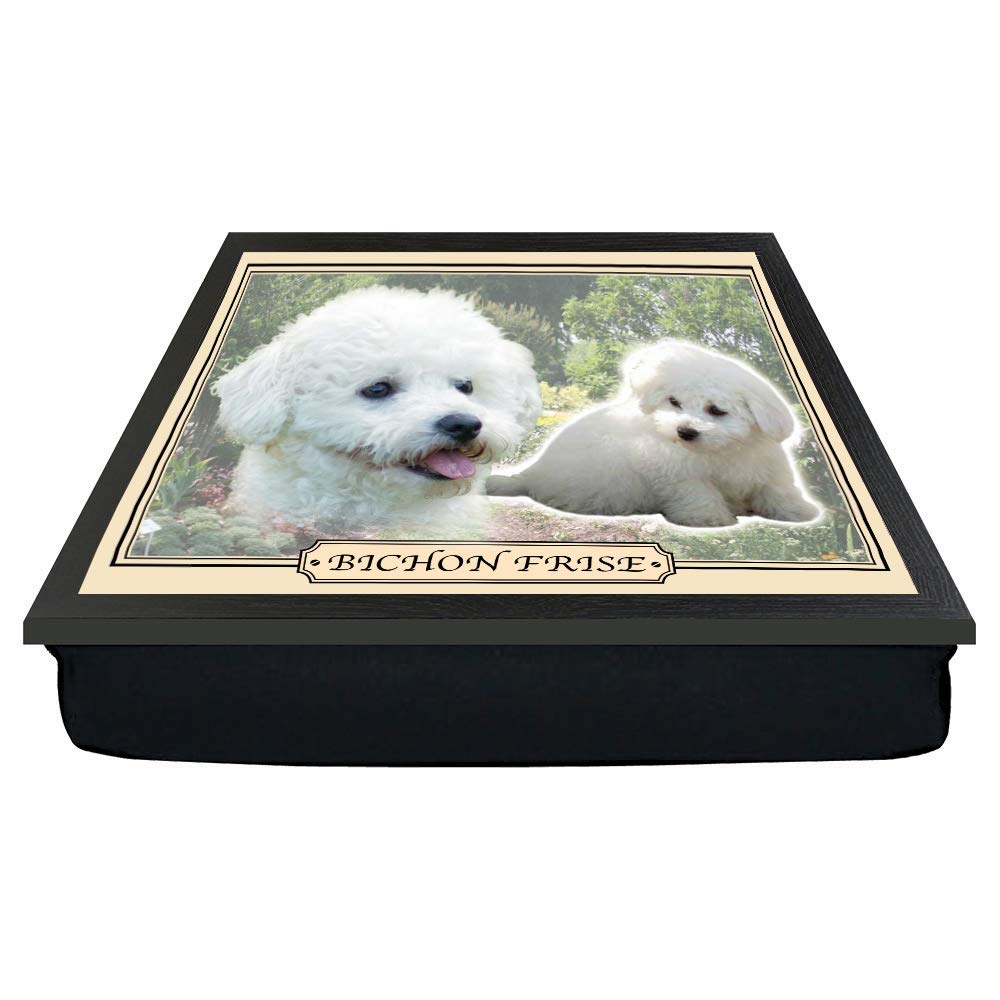 Personalised Gift Products Bichon Frise Dog Breed Gift Lap Tray