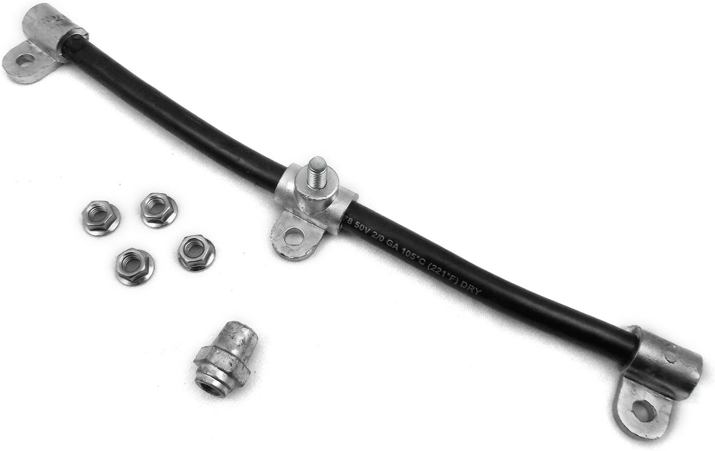 Deka Battery Cable Harness - 14" RED