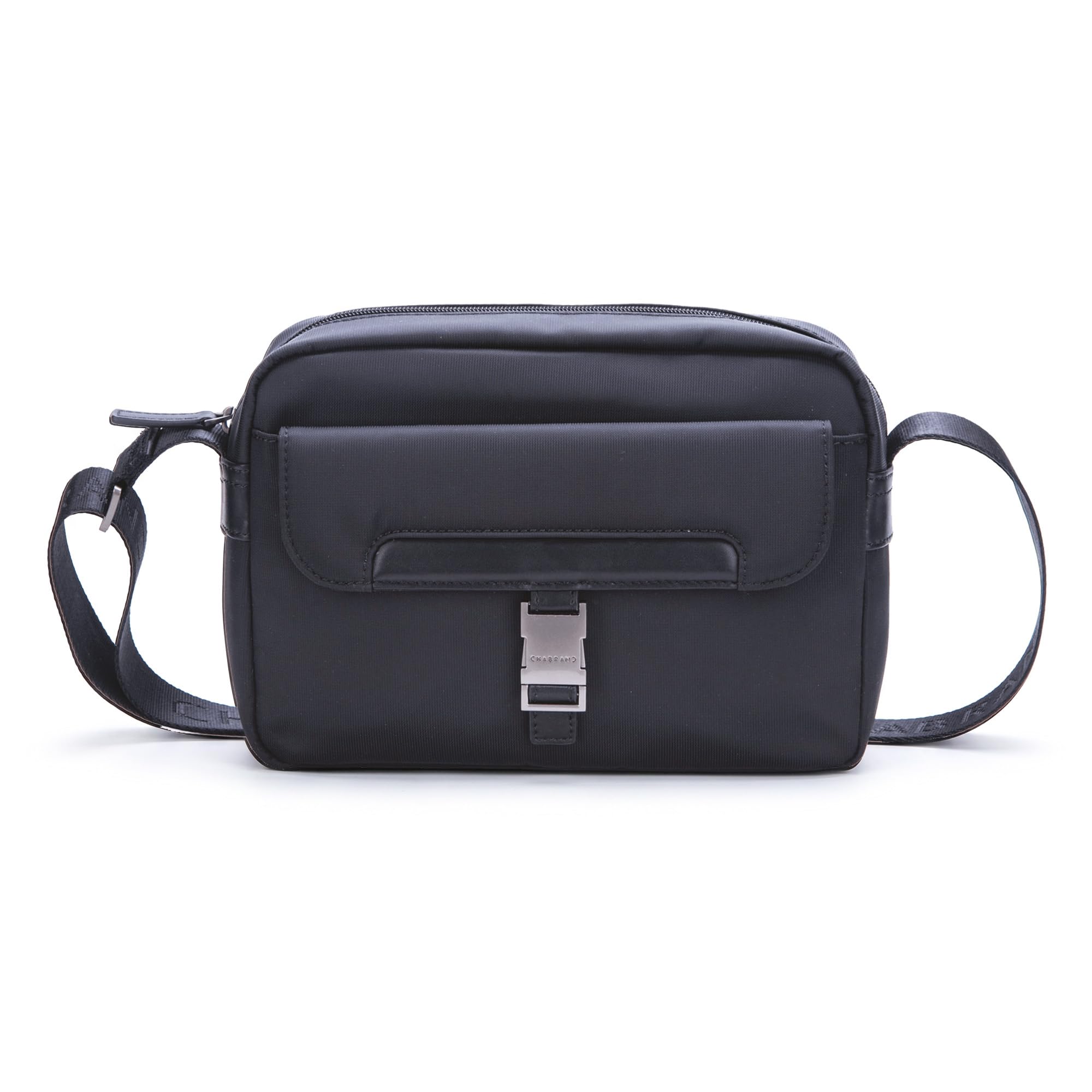 Chabrand Sacoche Homme Castellet – Sac Bandoulière Compact en Nylon Résistant – Poches Zippées et Rabat – Sac Urbain Fonctionnel – Plusieurs Couleurs