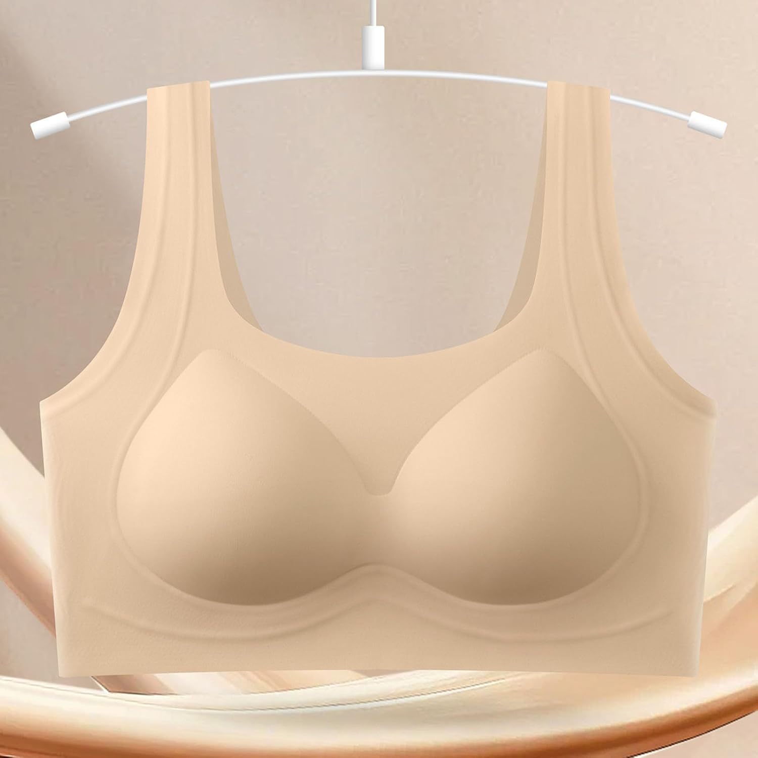 Bras for Women No Underwire Seamless Adjustable Full Coverage Smooth Bralette Wireless Comfort Everyday Yoga Bra