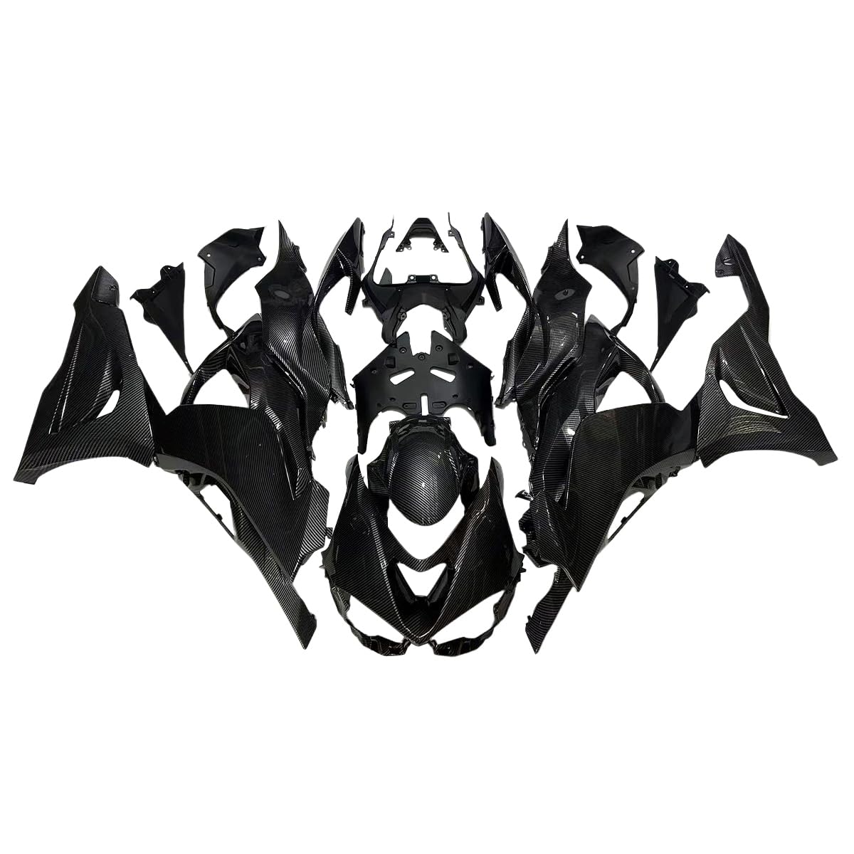 Motorcycle Fairings Fit For Kawasaki ZX6R Ninja ZX636R 2024 2025 zx6r 636 ZX-6R 24 25 ABS Injection Plastic Bodywork Body Kit Body Frame Panel Cowling - Carbon Effect