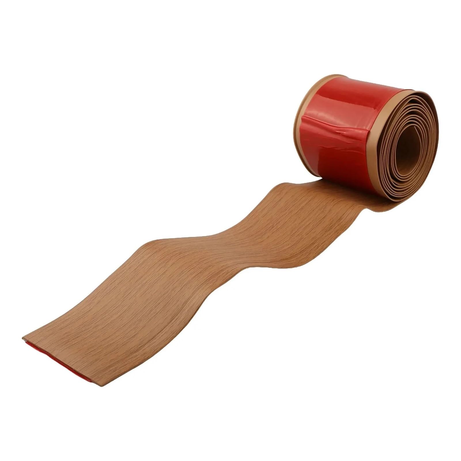 Rodapiés impermeables Rodapié de 2m/3,0 metros, adhesivo borde, tira falda pared cierre impermeable for fondo sala estar, zócalo, 1 ud Baño(Yellow wood grain,10cmx2m)