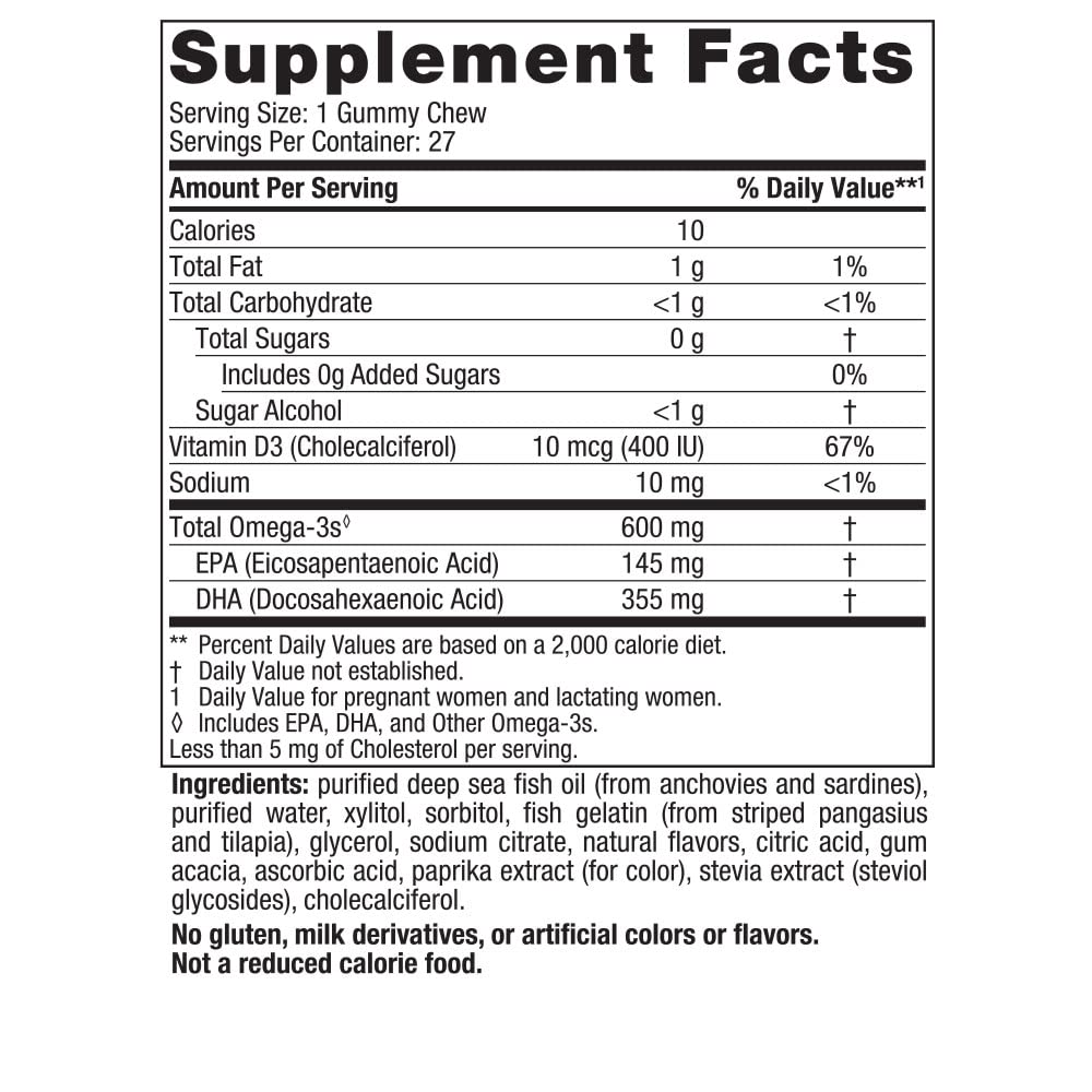 Nordic Naturals Zero Sugar DHA Prenatal Gummies + Vitamin D3-27 Count — Amazon image 2