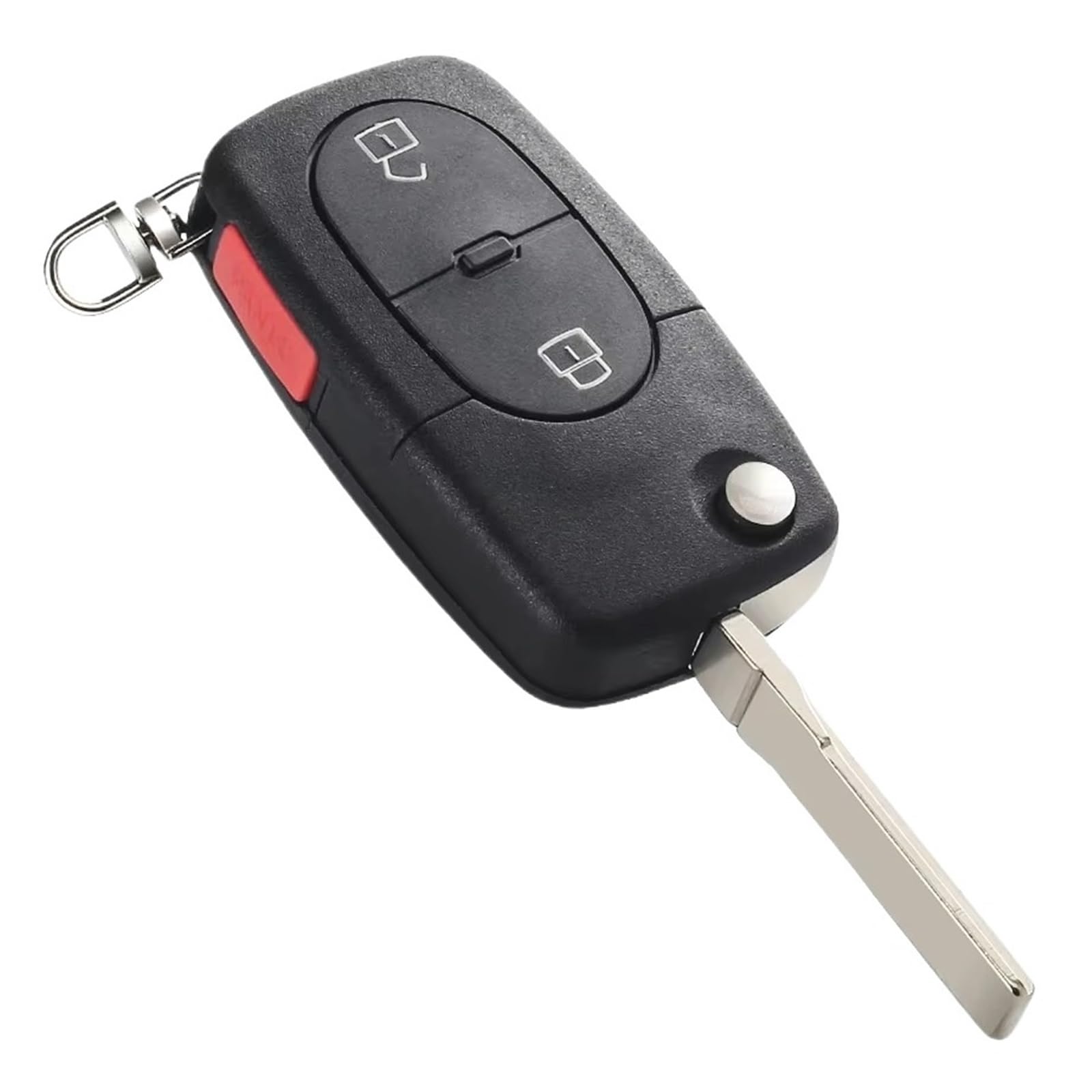 Compatible Con Para A6 A8 1994 1995 1996 1997 1998 1999 2000 2001 2002 2003 2004 Carcasa Para Llave Remota De Coche CR1620 CR2032(Model 1)