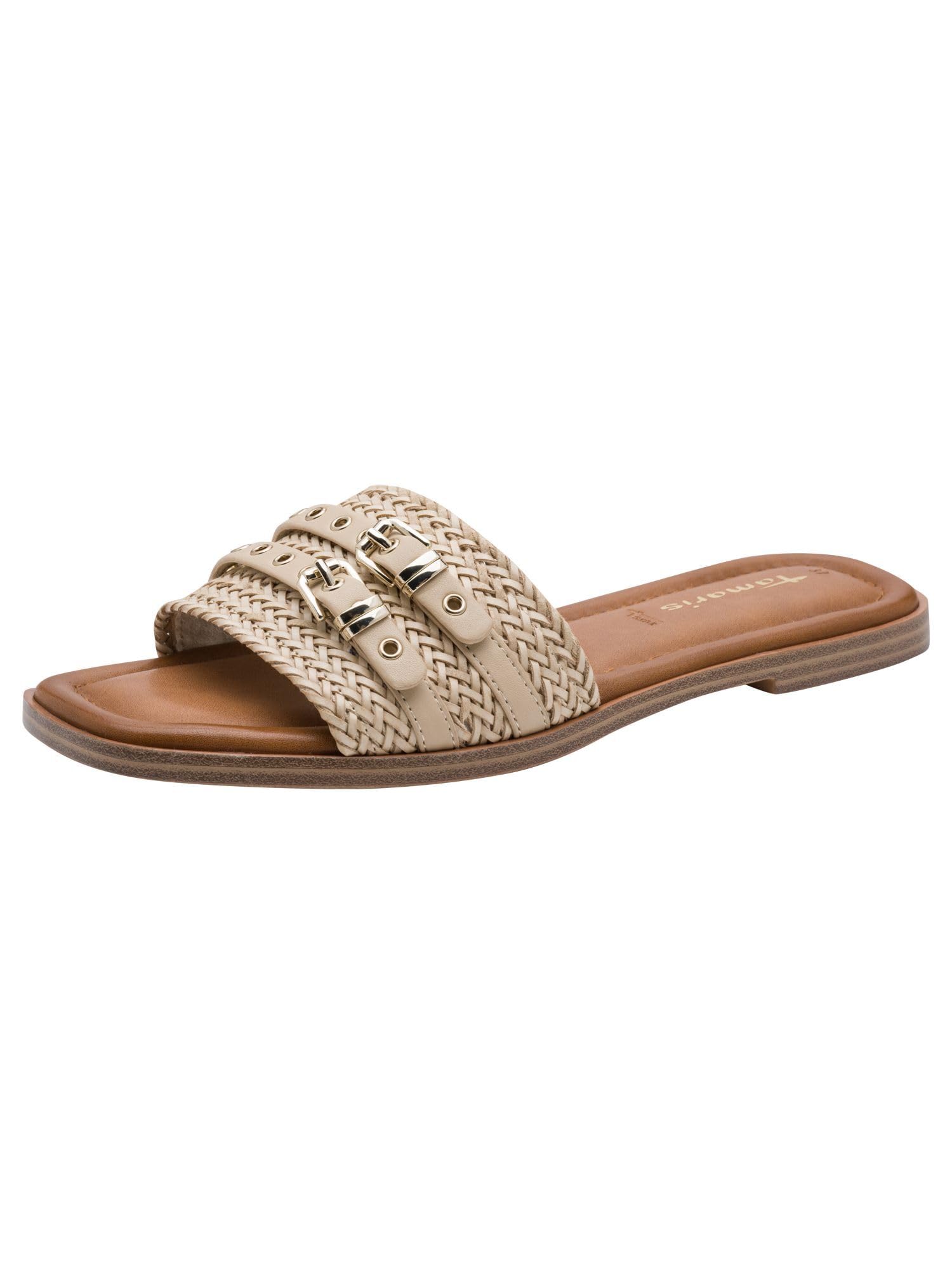 Tamaris Women's Beige Mules 1-27134-46