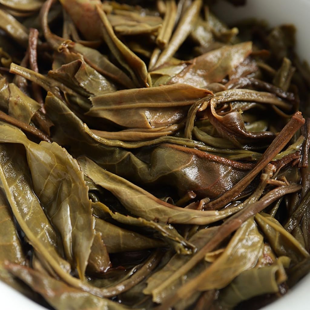 Thé Pu-erh Cru D'Arbre Ancien Bingdao 357g, Vieilli Naturellement 5 Ans+