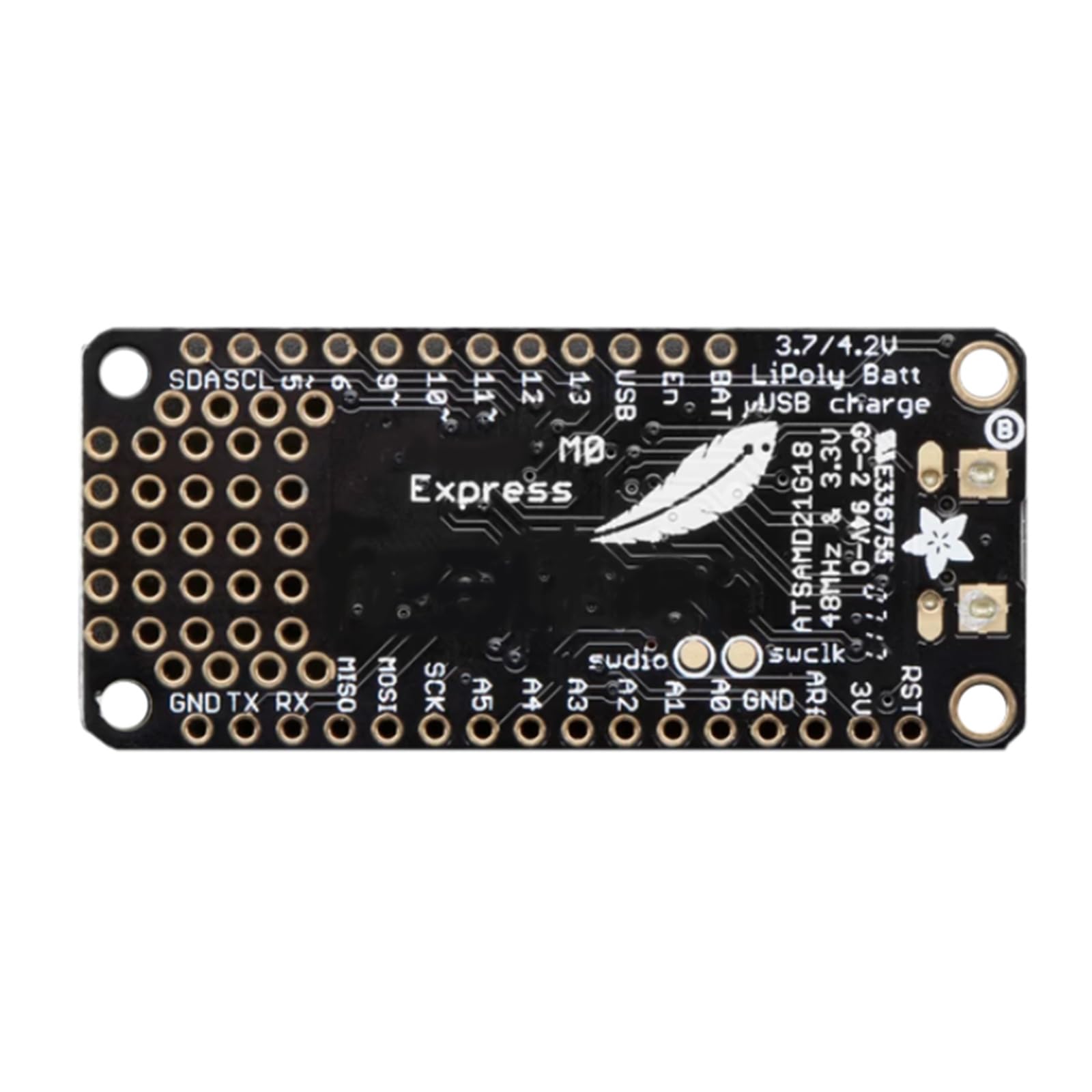 403 Plumage M0 Express ATSAMD21 M0 - Placa de desarrollo de alto rendimiento, instalación simple, pequeña para programadores, placa PCB