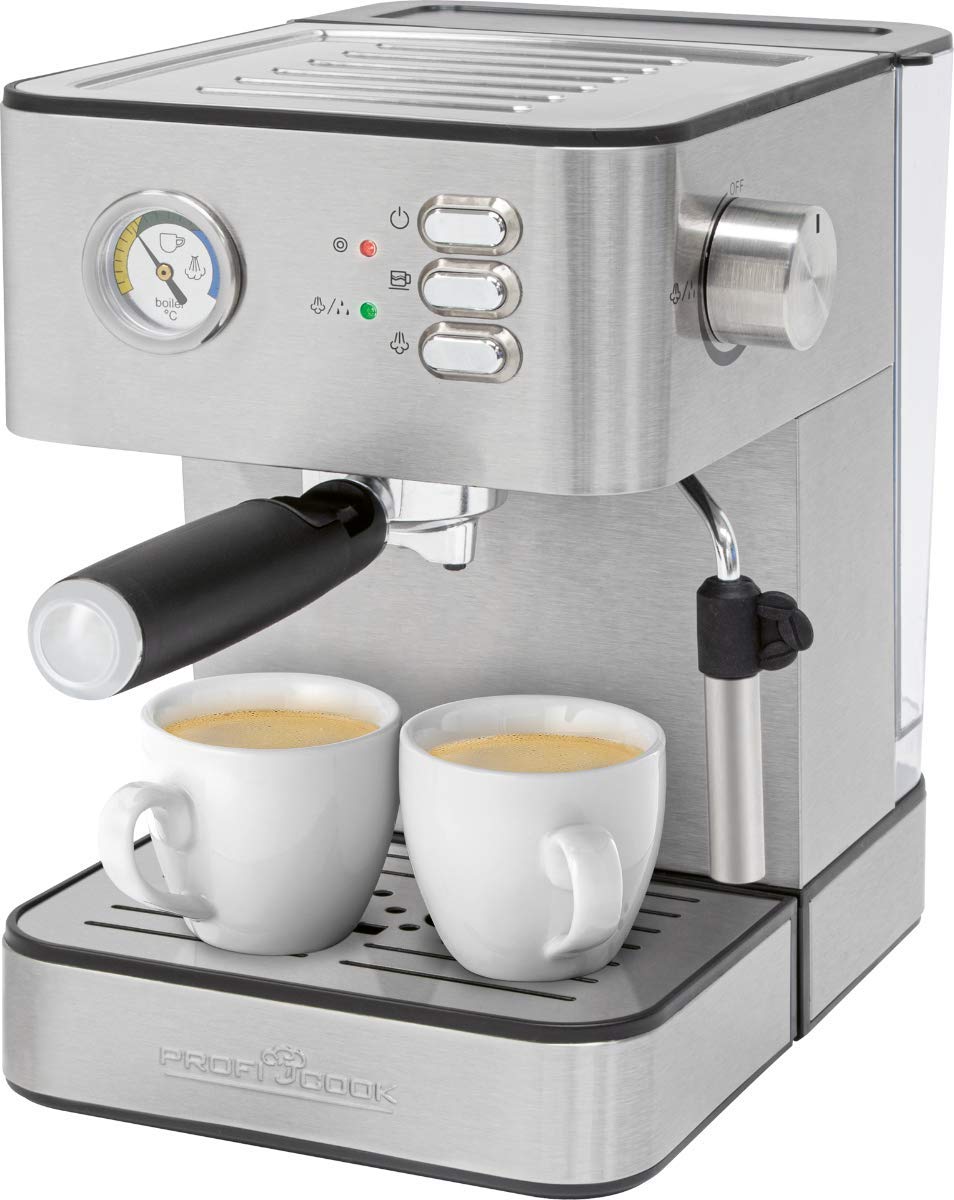 Profi Cook PC-ES 1209, machine à expresso, 1,8 L, 20 bars