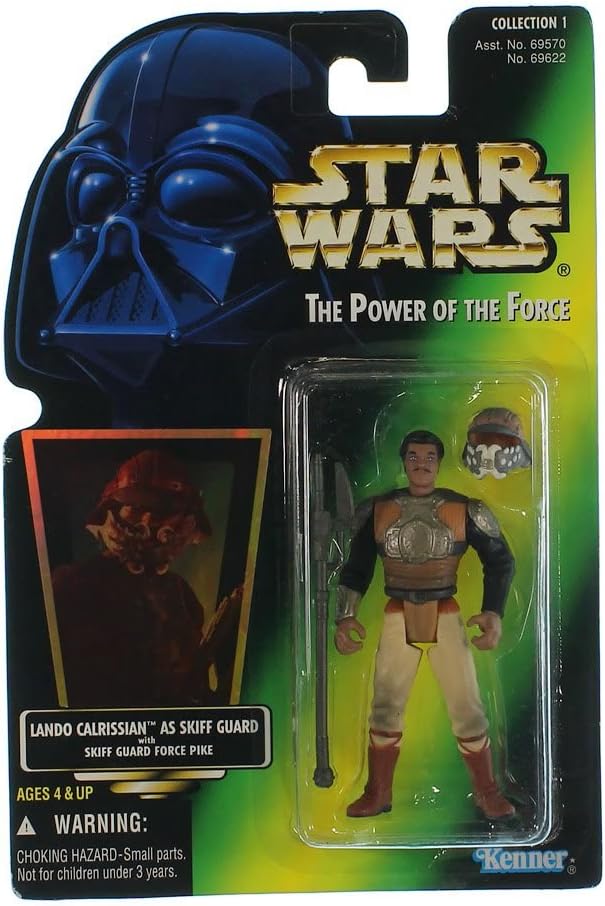 Power of the Force Freeze Frame Lando Calrissian as Skiff Guard Action Figure 3.75 Inches