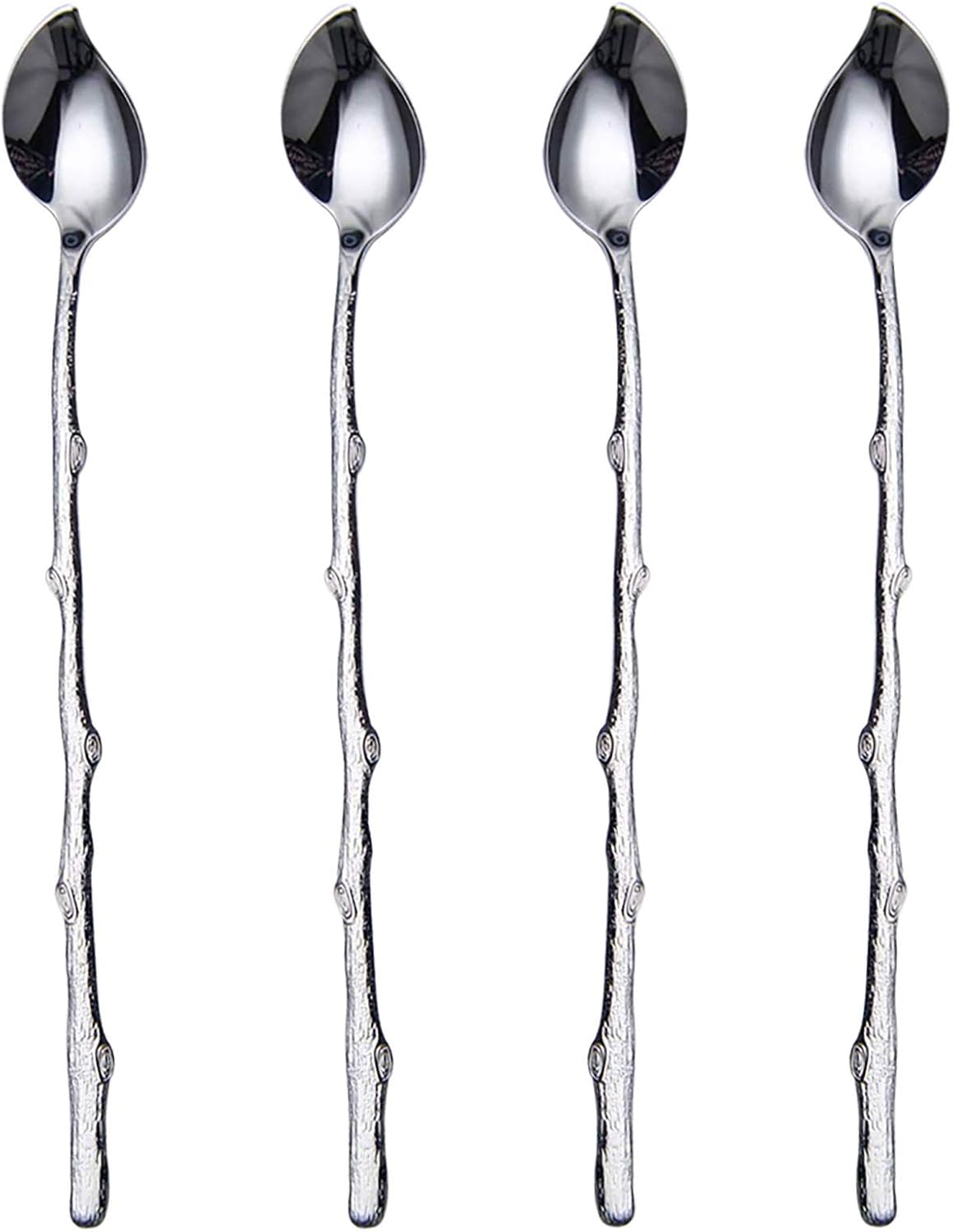 HISSF Long Handle Spoons, Iced Tea Spoons, 18/10 Stainless
