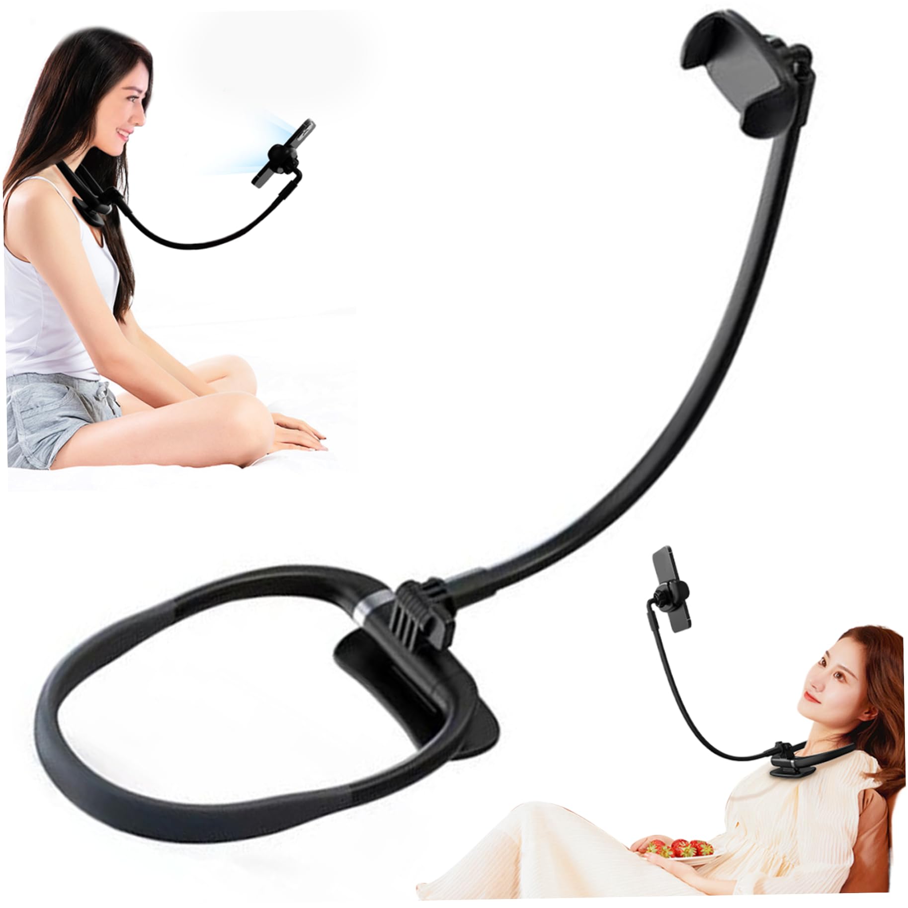 Support de téléphone flexible universel pour éviter les douleurs cervicales au lit - 8
