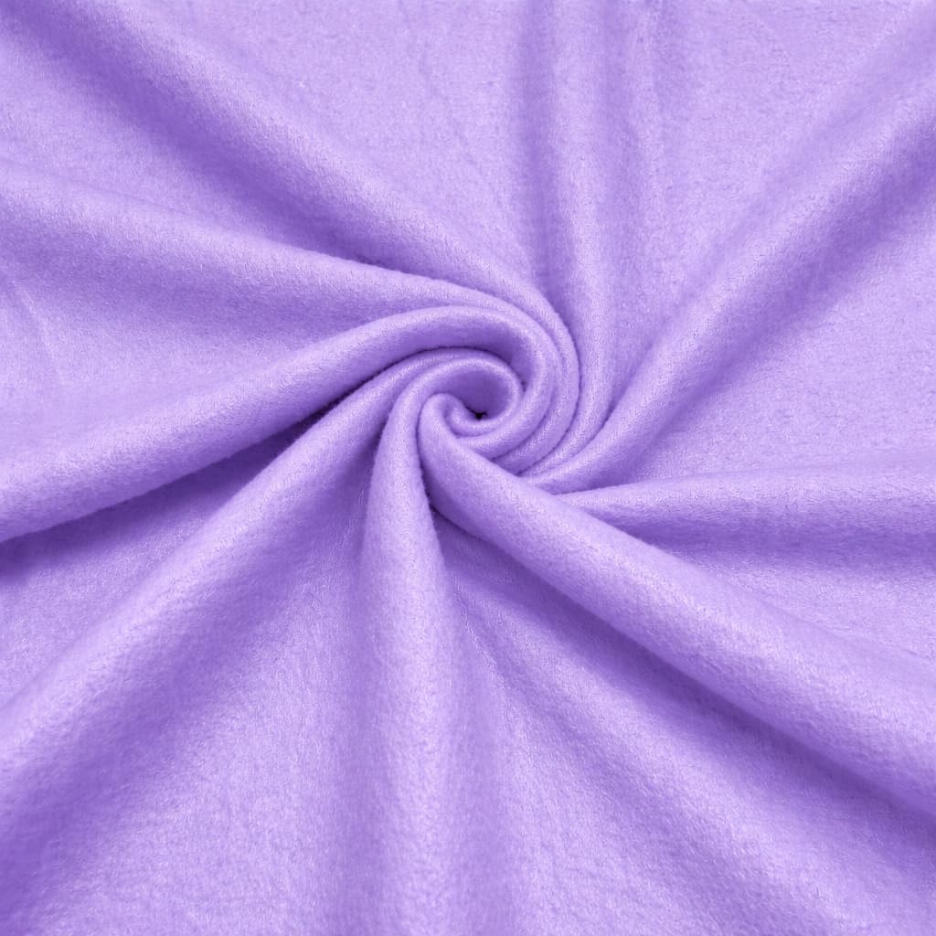 Barcelonetta | Fleece Fabric | Blanket Fabric | 72"X60" | Polar Fleece | Soft, Plush, Anti-Pill | Poncho, Pillow Cover, PJ Pants, Cushion, Liners, Eye Mask (Lavender, 2 Yards)