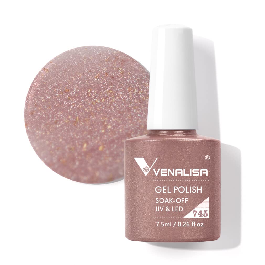 VENALISA Gel Nail Polish from BELLE GAGA ™ 7.5ml UV Gel Color Soak Off UV LED Nail Gel Polish Nail Art Starter Manicure Salon DIY at Home - Need UV Lamp to Cure UV Gelpolish (745)