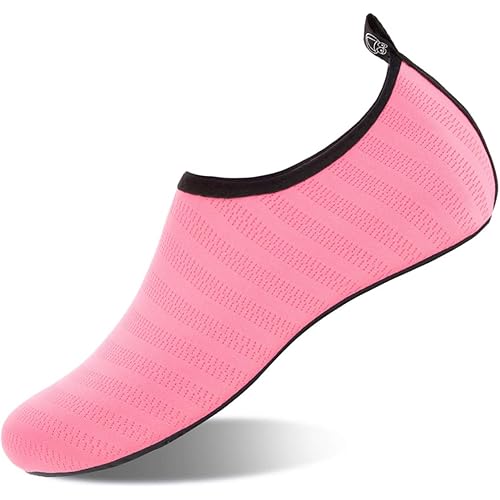 WateLves Womens and Mens Kids Water Shoes Barefoot Quick-Dry Aqua Socks for Beach Swim Surf Yoga Exercise