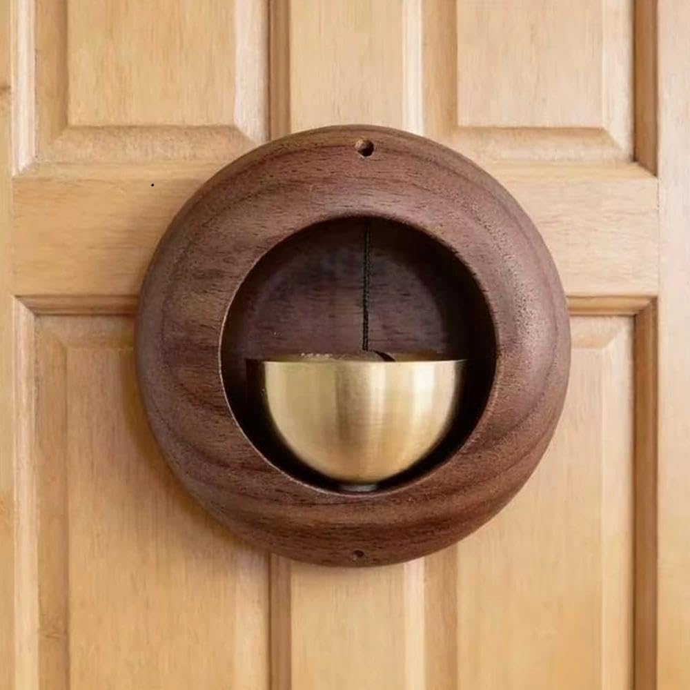 Egg Shape Adhesive Doorbell Chime Hollow Design Decorative