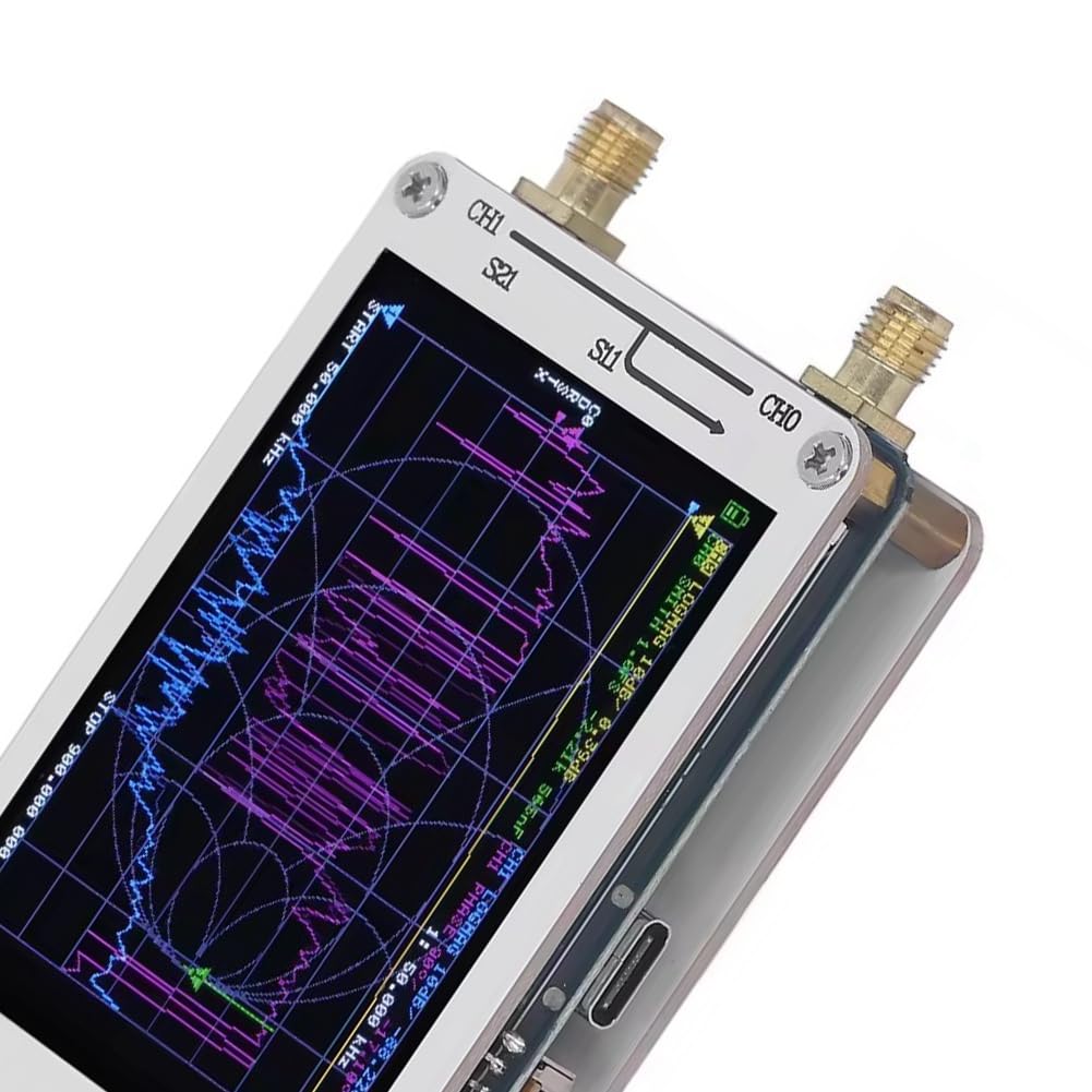 Vector Network Analyser 50K-900M Analizzatore di Antenna Tester per Cavi di Rete Strumenti di Rete da 2,8 Pollici Accessori di Ricambio