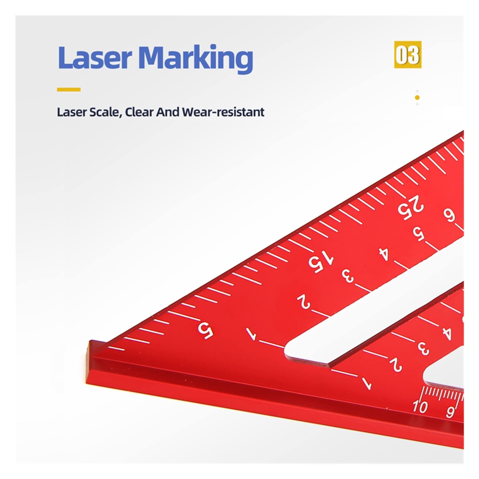 Mirino Angolare Pieghevole 0-170° - Goniometro In Alluminio Per Falegnameria E Edilizia - Foto 2