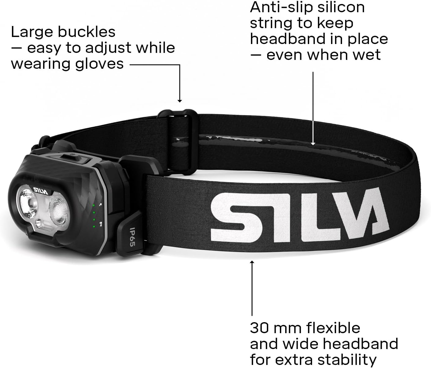 Silva Discover Head Torch headband features