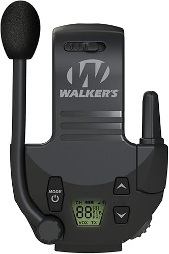 Miniatura 3 de Walker's Razor - Orejeras electrónicas delgadas (Kryptek Camo, paquete de 2) con walkie talkie táctico/de caza (paquete de 2), gafas de tiro