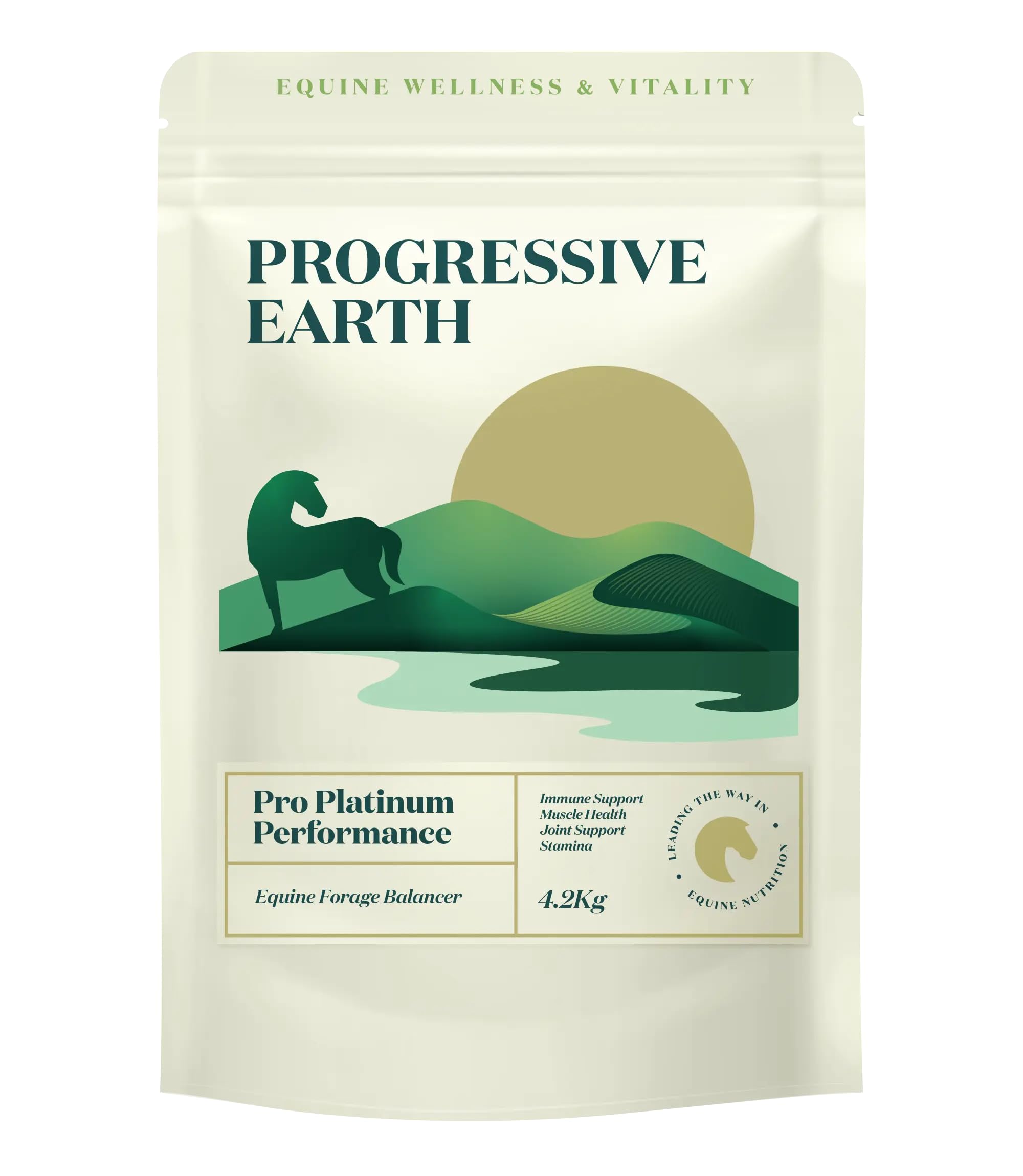 Progressive Earth Pro Platinum Performance | Premium Horse Balancer for Stamina, Muscle & Recovery (4.2, Kilograms)