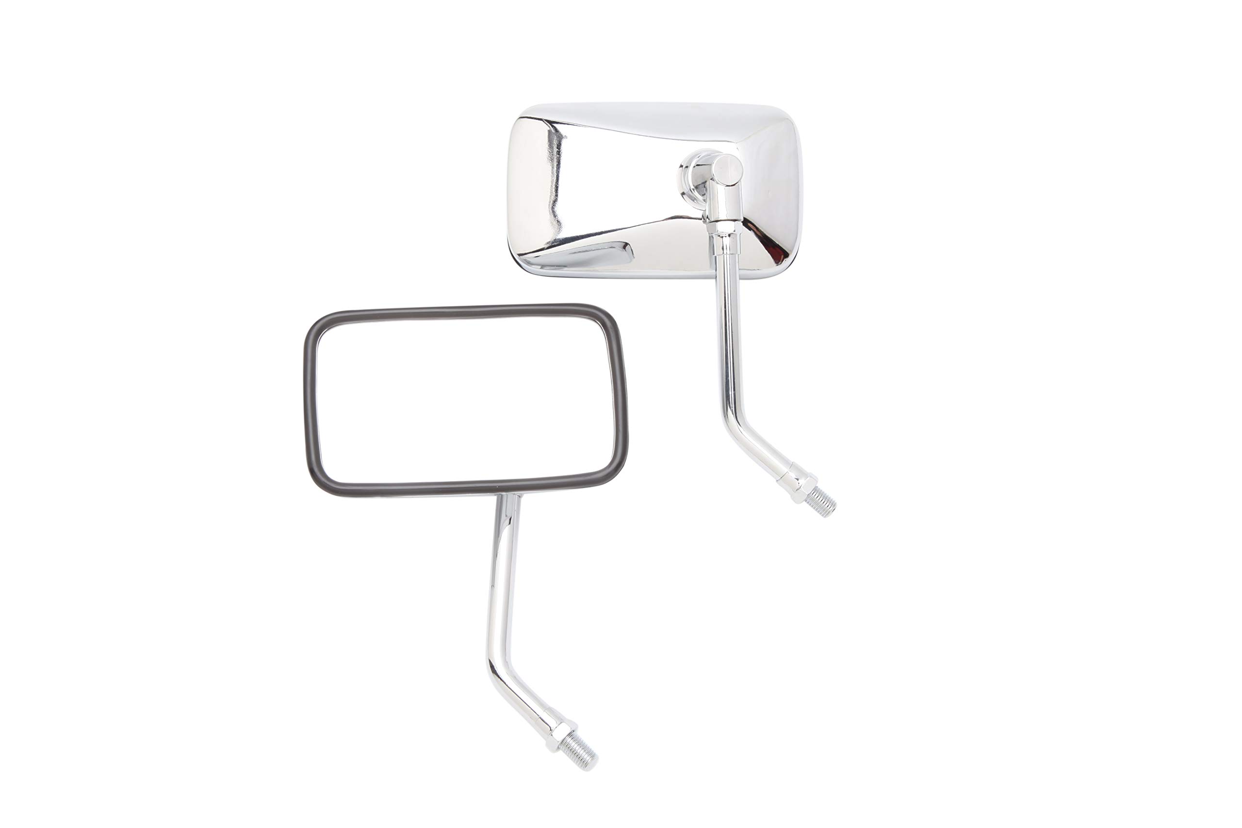 Specchietti Retrovisori Moto Universali - Cromati, Regolabili 360° - Per Scooter, Chopper, Street Bike - Foto 4