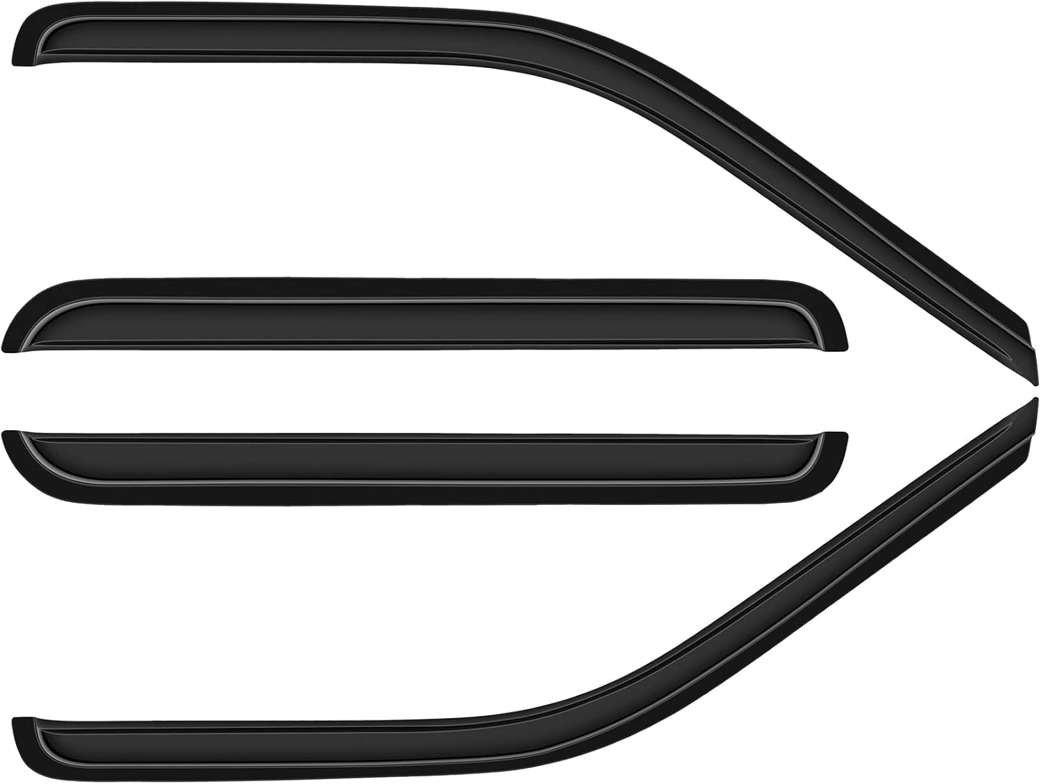 ROADFAR Window Visors Fits for 1999-2000 For Cadillac For Escalade Side Window Wind Deflectors 4pcs