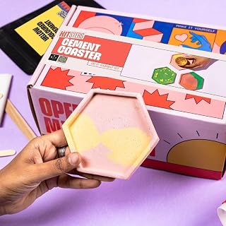 Kitsters DIY Cement Coaster Kit