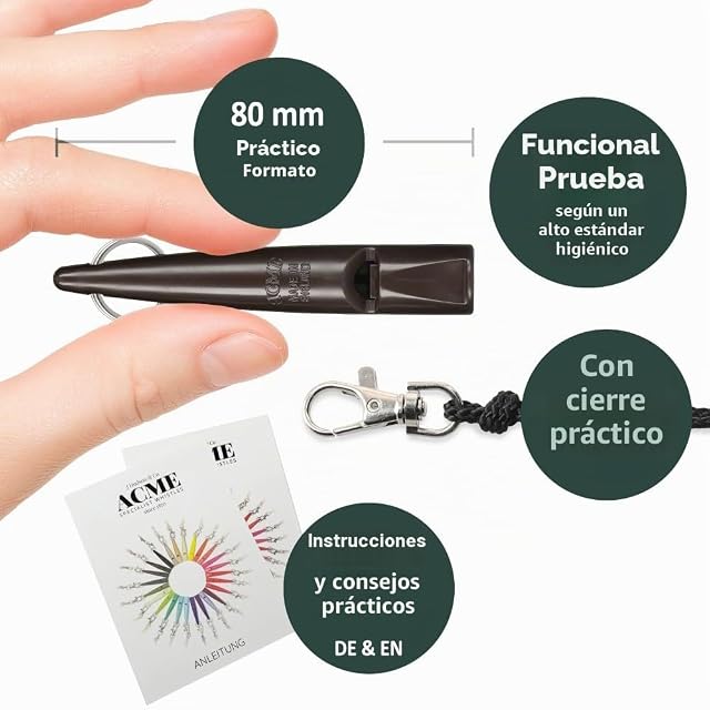 Foto 2 de 6 de ACME Silbato para Perros 211,5 con Cinta de Silbato