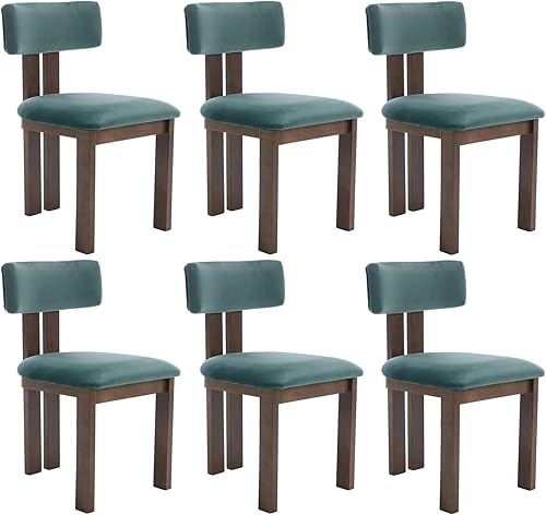 Miniatura 12 de chairus Juego de 2 sillas de comedor de tela de lino, sillas de madera de granja para cocina y comedor, color beige