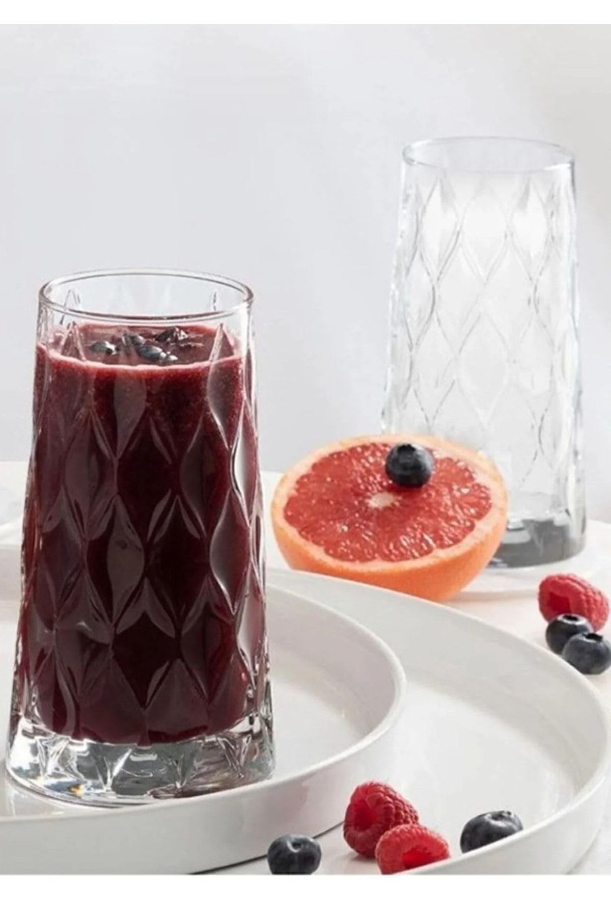 Pasabahce Orjinal Leafy Meşrubat Bardağı 8'li 450cc Su Limonata Bardağı Bardak 450ml 999147214