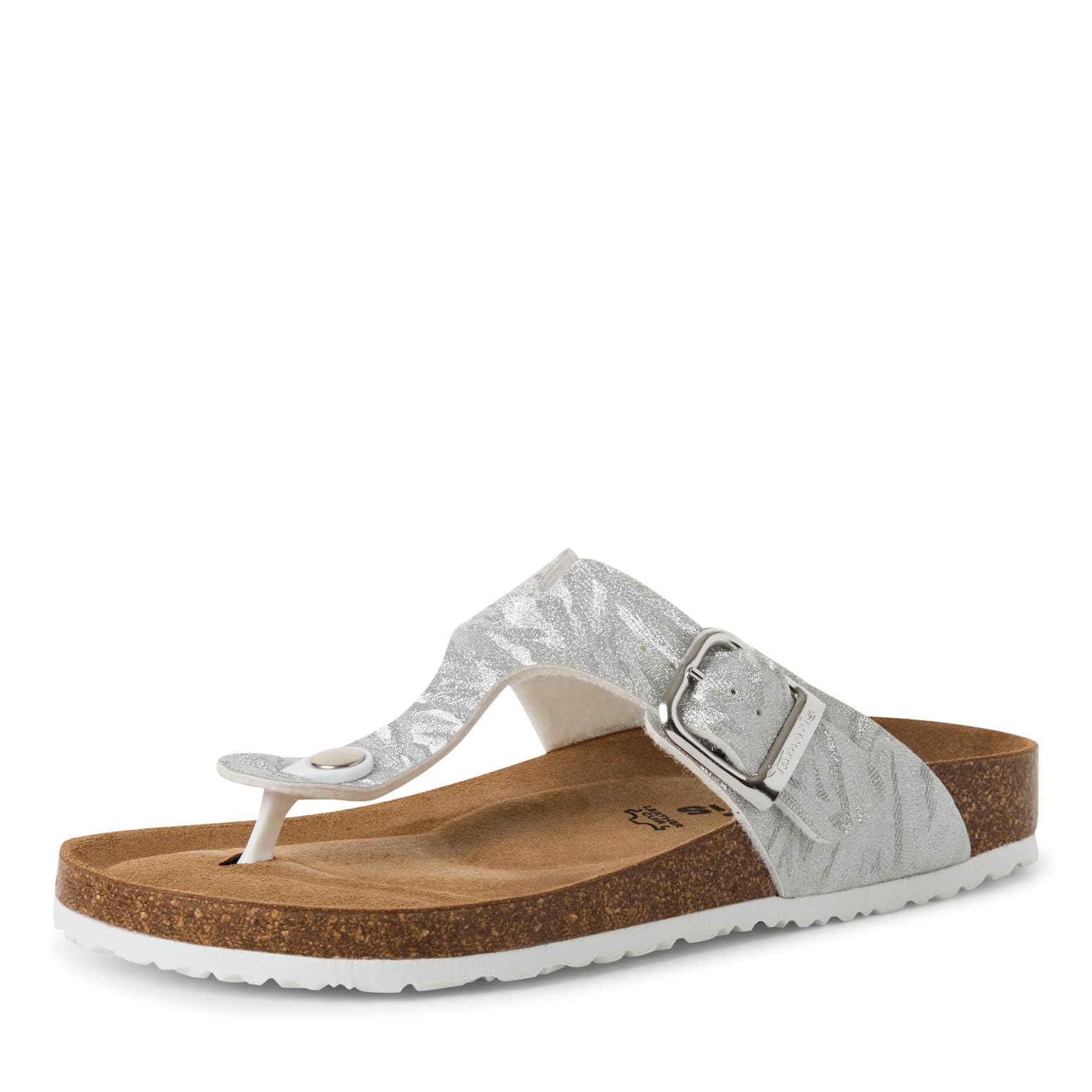 Tamaris Women's 1-27522-42 Mule, Silver Struct, 4 UK