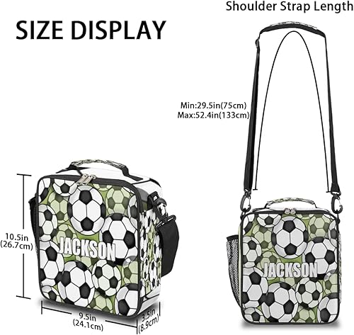 Miniatura 9 de Bolsa de almuerzo personalizada para niñas, niños, adolescentes, hombres y mujeres, regalo personalizado, bolsa de almuerzo de baloncesto púrpura