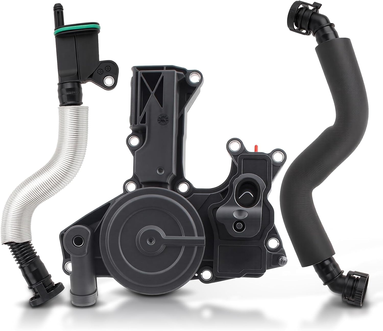 AUTOKAY PCV Valve Engine Crankcase Vent Oil Separator Breather Hose Kit Compatible with Audi A3 A4 A5 Q5 TT VW Beetle CC Jetta Passat Tiguan Seat Skoda Re# 06H103495 06H103495A 06H103495B 06H103495E