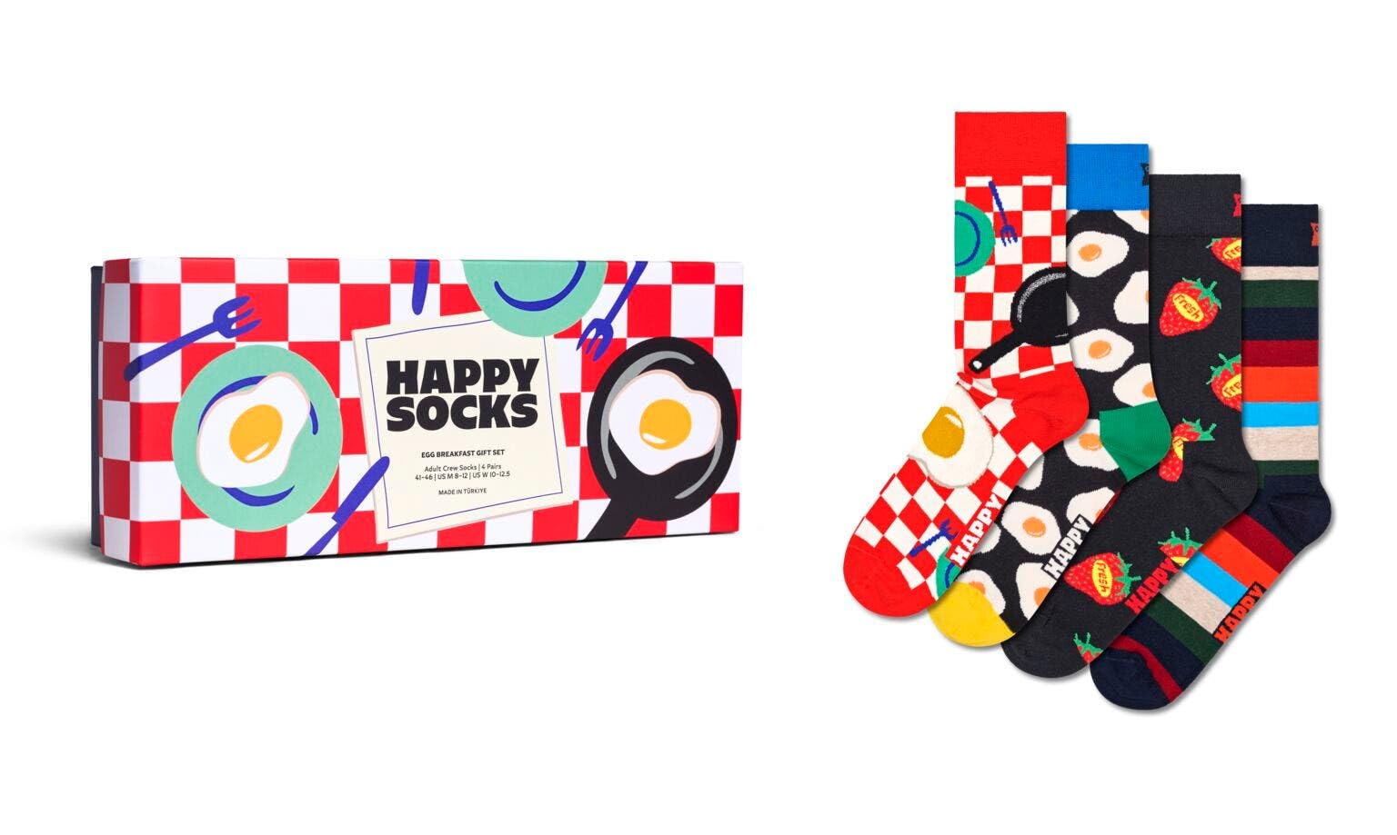 Caja de regalo de calcetines divertidos Happy Socks de comida unisex tallas 36-40 41-46 7