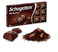 Vista 4 de Schogetten Dark Chocolate Bar Candy Original German Chocolate 100g/3.52oz (Pack of 2)