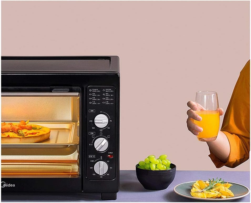 Convection And Air Frying Smart Oven, Brushed Stainless Steel Compact, Desktop Electric