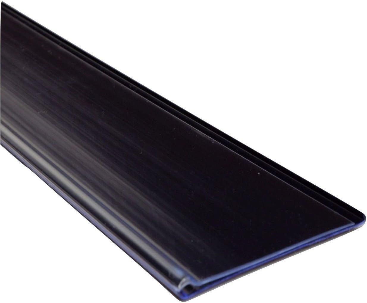 Black Shelf Edge Strips 39mm High 1000mm in Length Price Ticket Holders