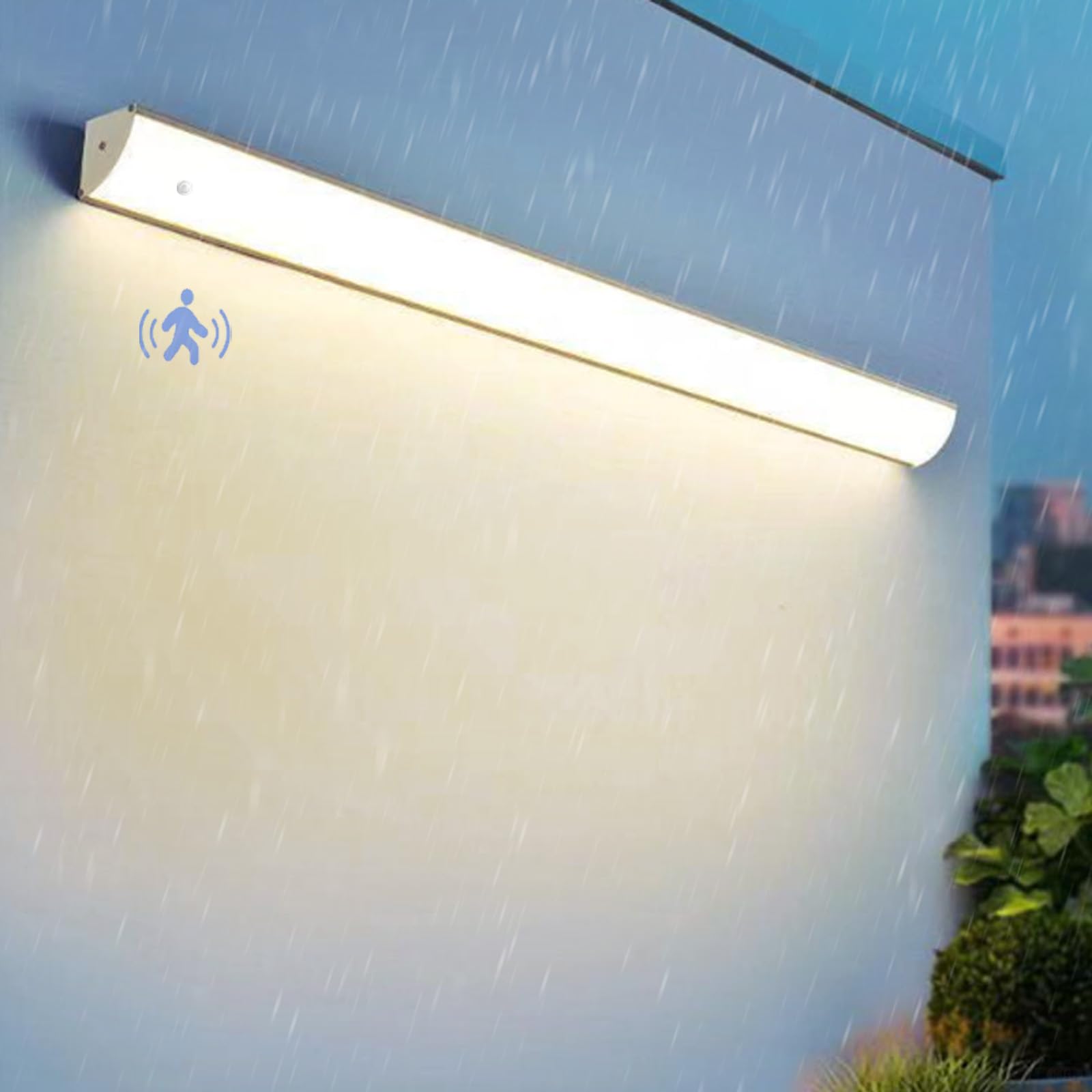 Applique murale extérieur LED pour terrasse et porche avec capteur de présence