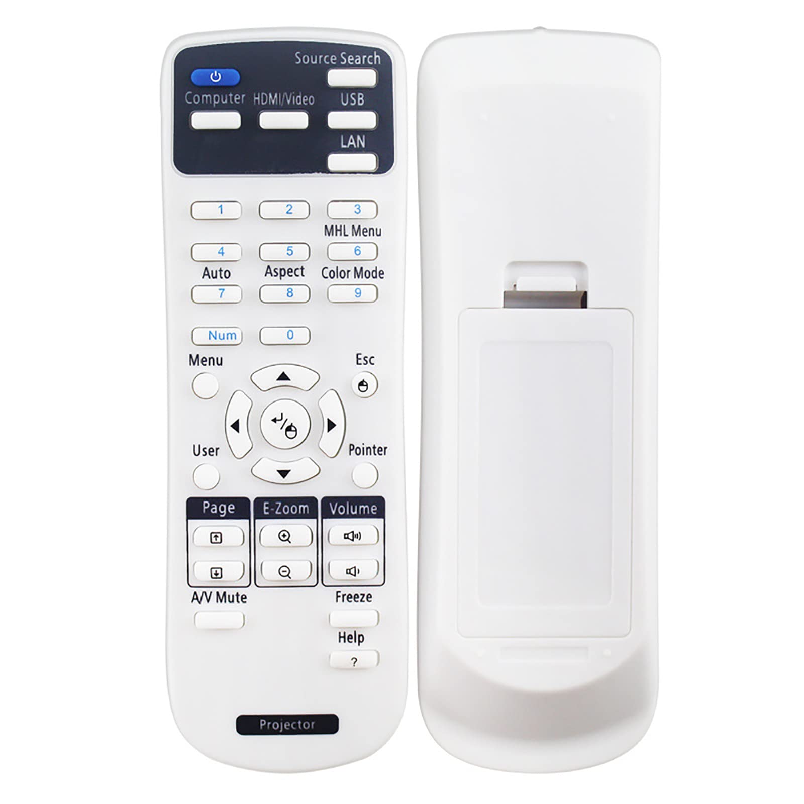 Amazon | プロジェクターリモコン 154720001 EB-X24 EB-S31 EB-W EB
