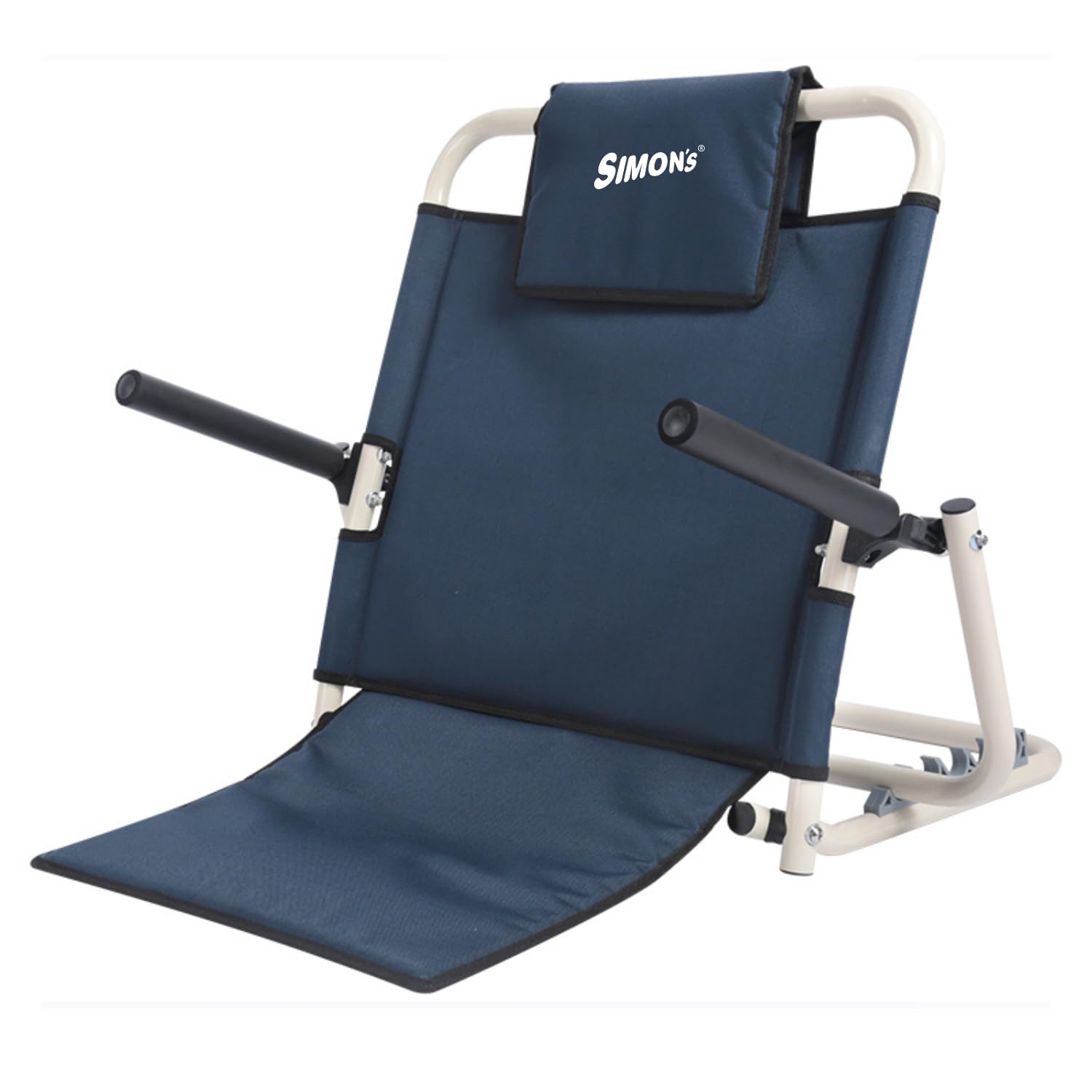 Simons Premium Bed backrest with Handle for Elderly to sit on Bed with Adjustable Support Positions and headrest Ideal for Bed Ridden Patients (B0D76DTQXS) Amazon Price History, Amazon Price Tracker