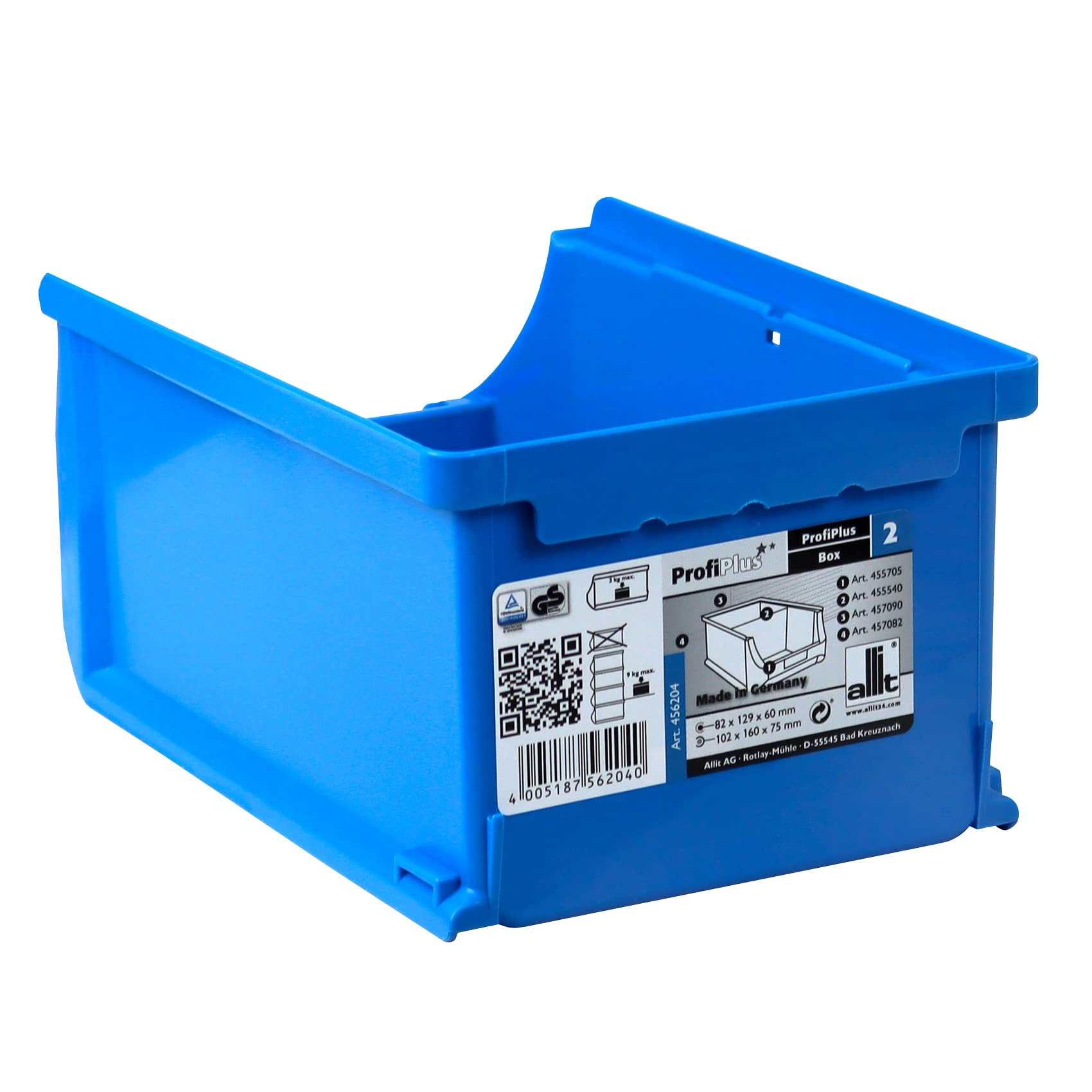HaW ProfiPlus Bandejas para almacenaje 24 unidades 102 x 160 x 75 mm Azul