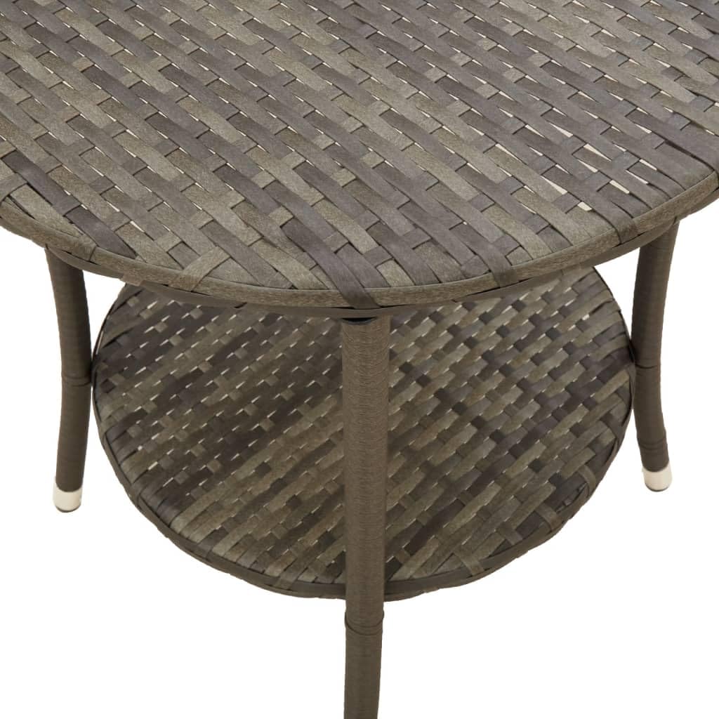 vidaXL Sedie da Giardino Reclinabili 2 pz con Tavolo in Polyrattan, Sedia reclinabile da Giardino, Poltrona da Giardino, Poltrona reclinabile