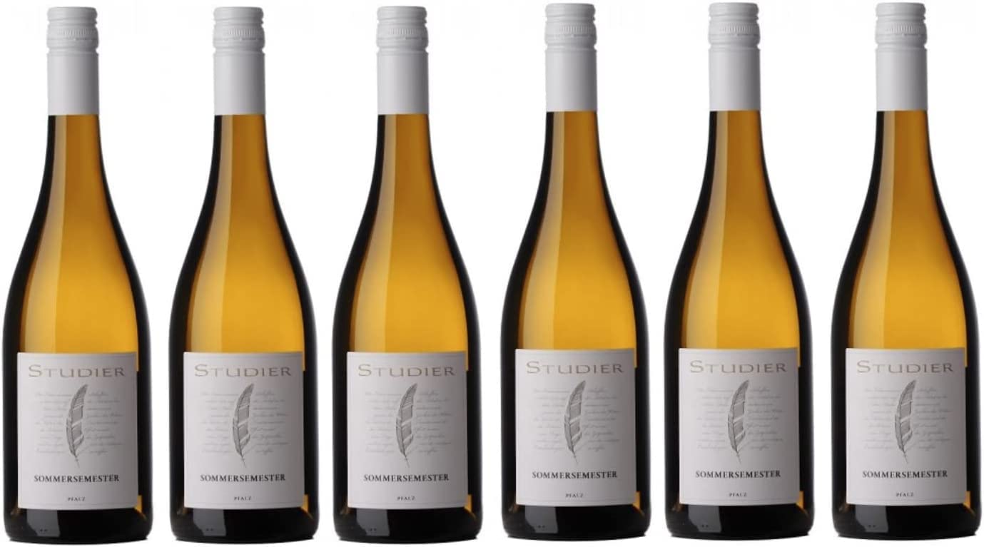 6 er Sommersemester 2024 | Weingut Studier | Weißwein aus der Pfalz | trocken | 6 x 0,75 l
