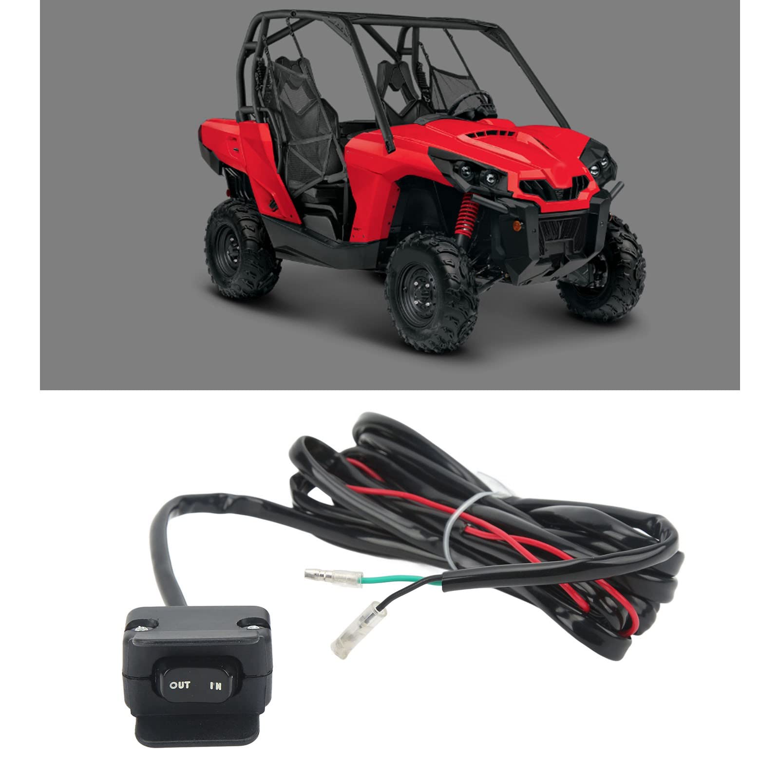 Kit Interruttore per Argano ATV, Linea di Controllo Supporto Manubrio 3 Metri