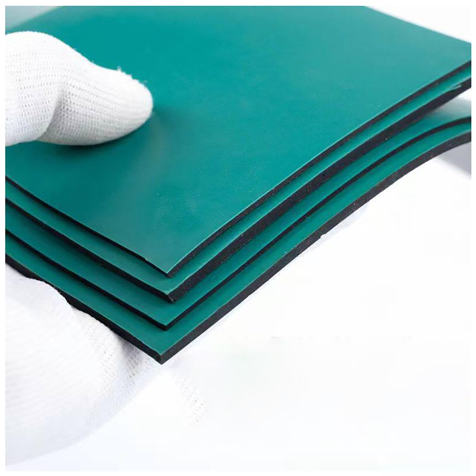 Alfombrilla de goma antiestática de 2 mm de grosor, resistente al calor y al aceite, perfecta para reparación electrónica y soldadura en entornos de fábrica y laboratorio