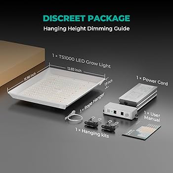 MARS HYDRO TS1000 LED Grow Light with Patented Reflector